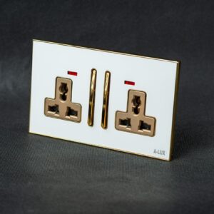 H8 Twin Socket – White
