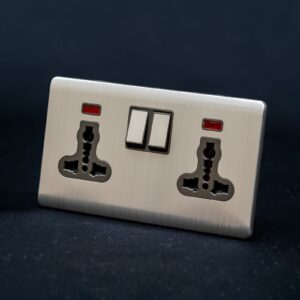 C6 Twin Socket – Gold