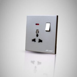 T8 Single Socket – Grey